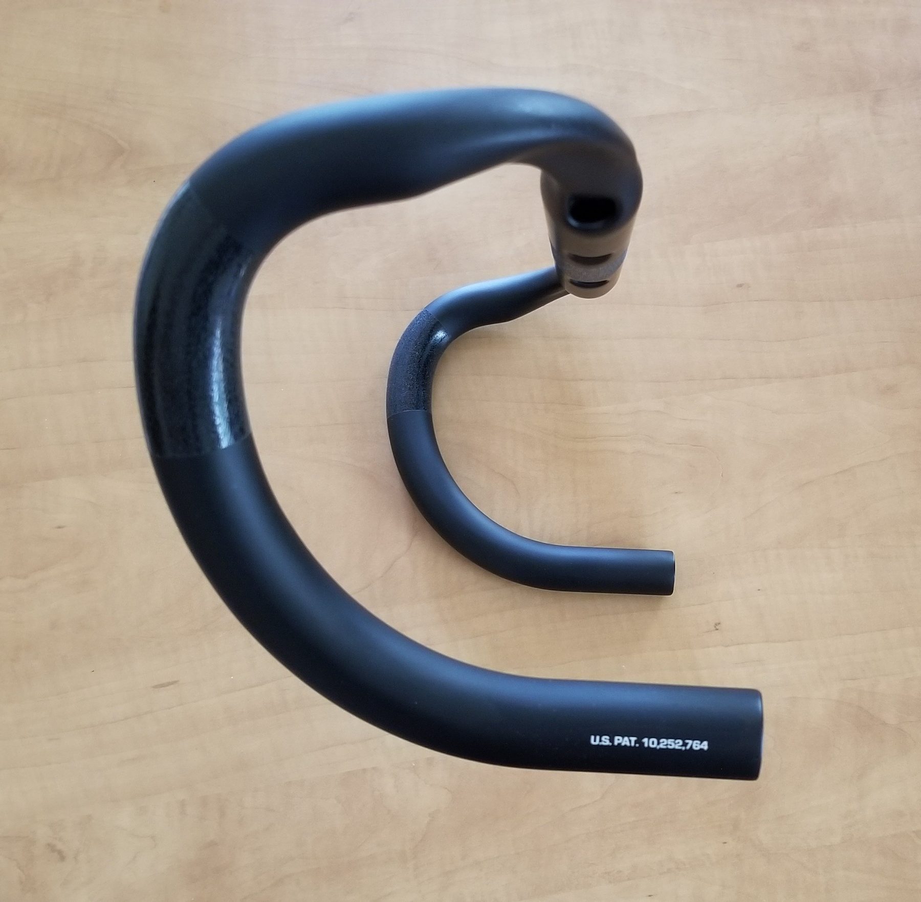 SVELTE Colorado FSC bar seen from above, tops wide and drops curving inward